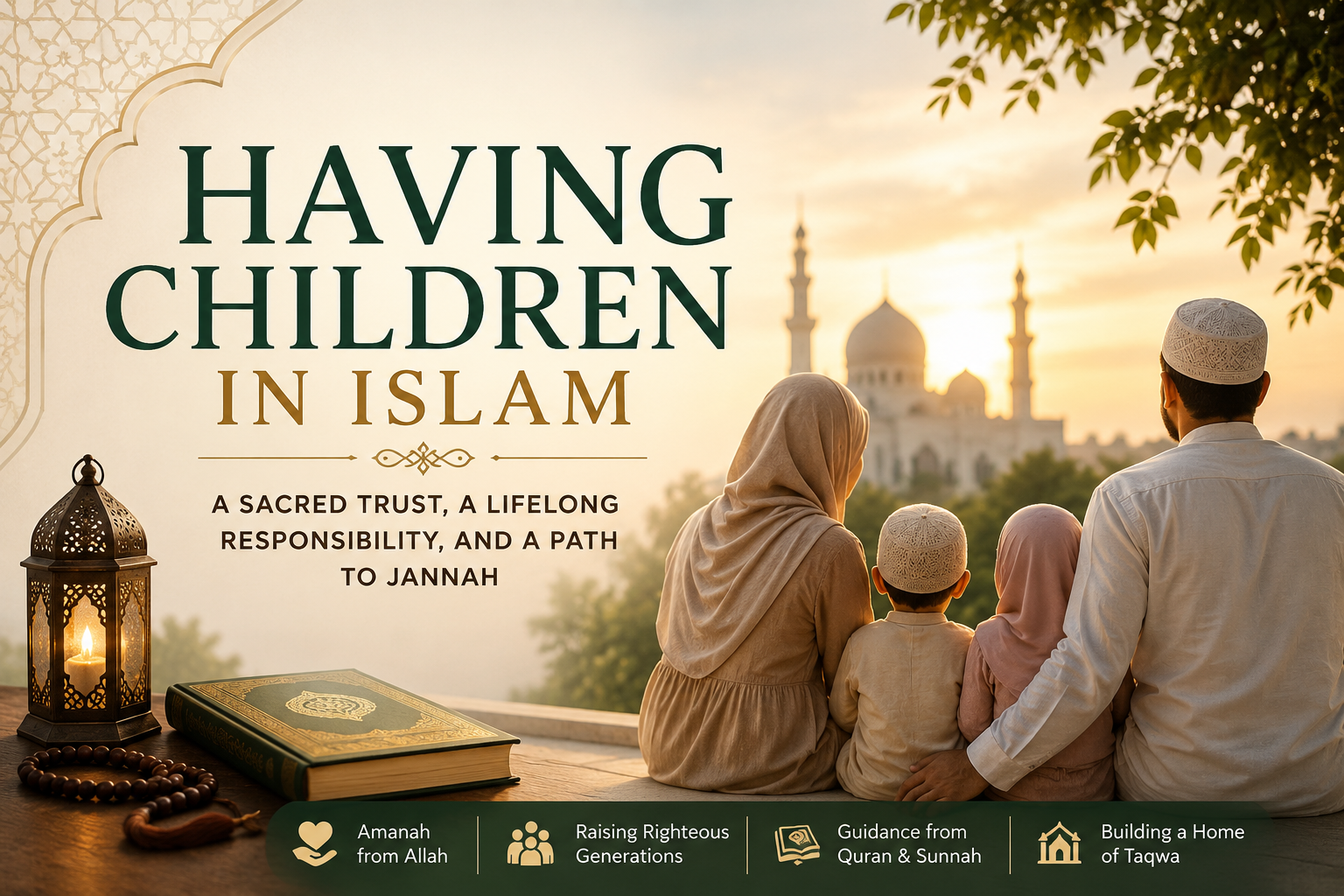 Having Children in Islam: A Sacred Trust, A Lifelong Responsibility, and A Path to Jannah